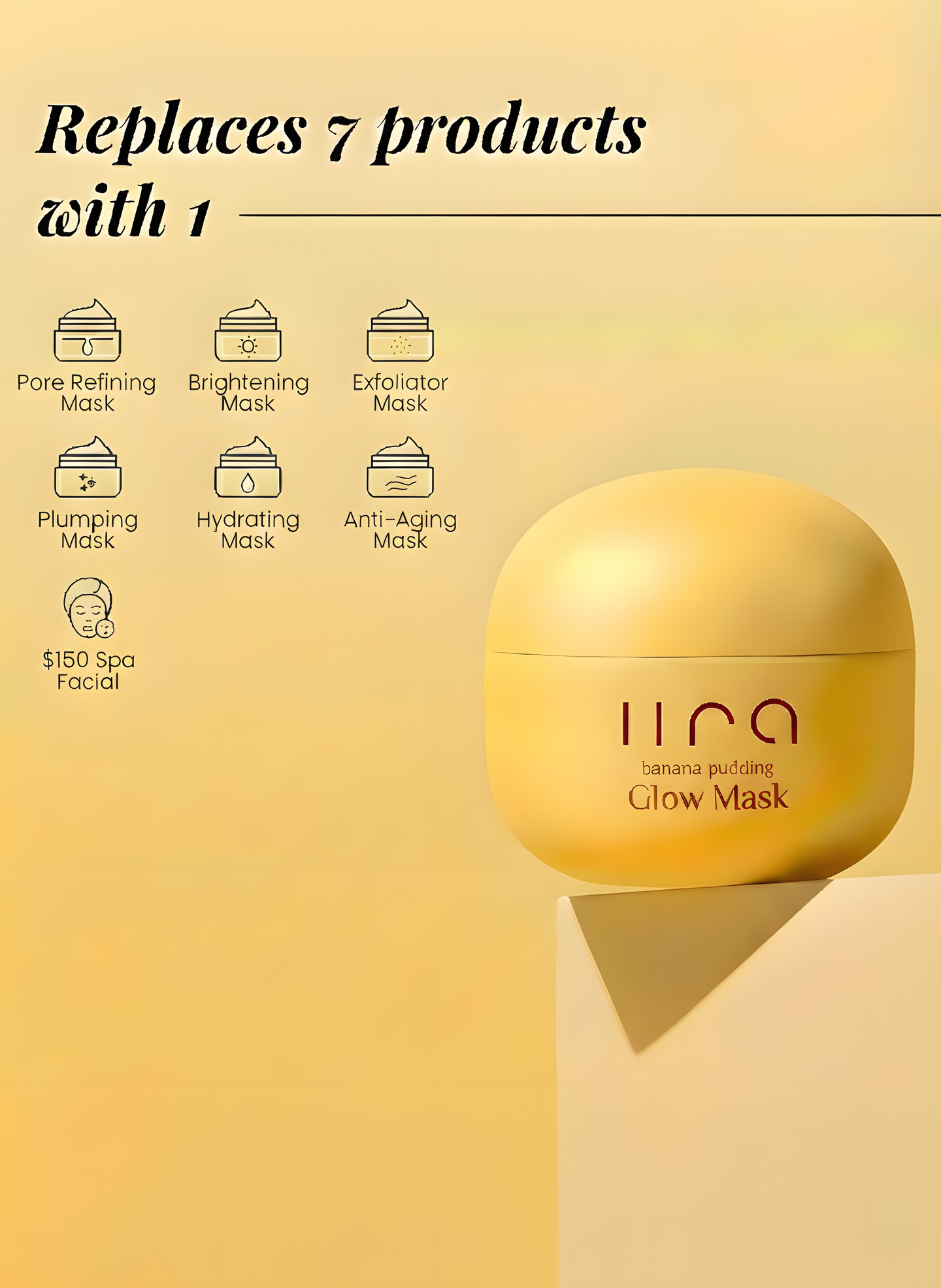 Banana Pudding Glow Mask